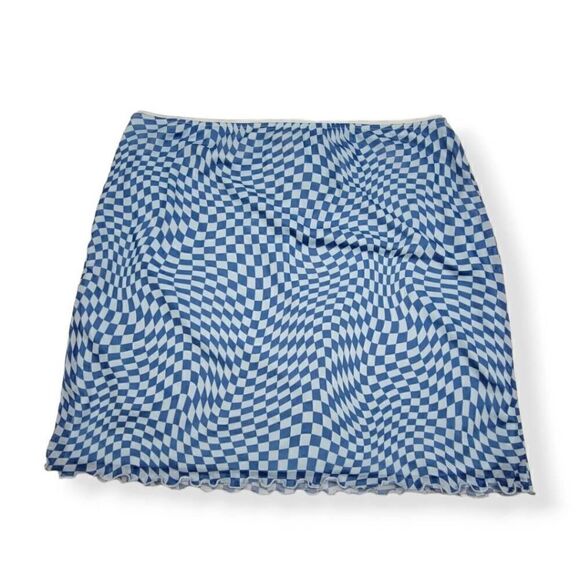 Wild Fable Checkered Mini Skirt XL - Picture 2 of 2
